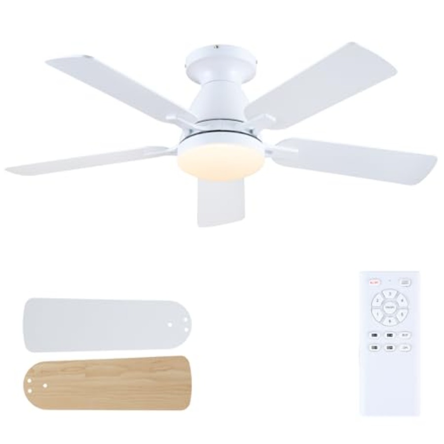 Ceiling Fan Mount - Low Profile Ceiling Fan with Light,