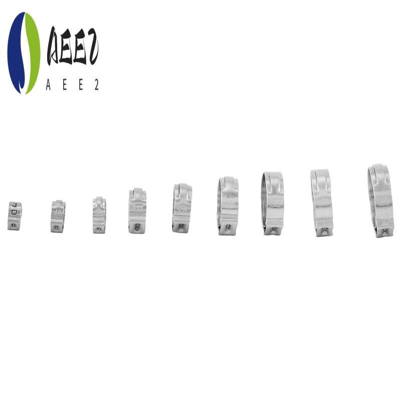 Hose Clamp Assorted - AEE2-Stainless Steel Single Ear Hose Clamp,
