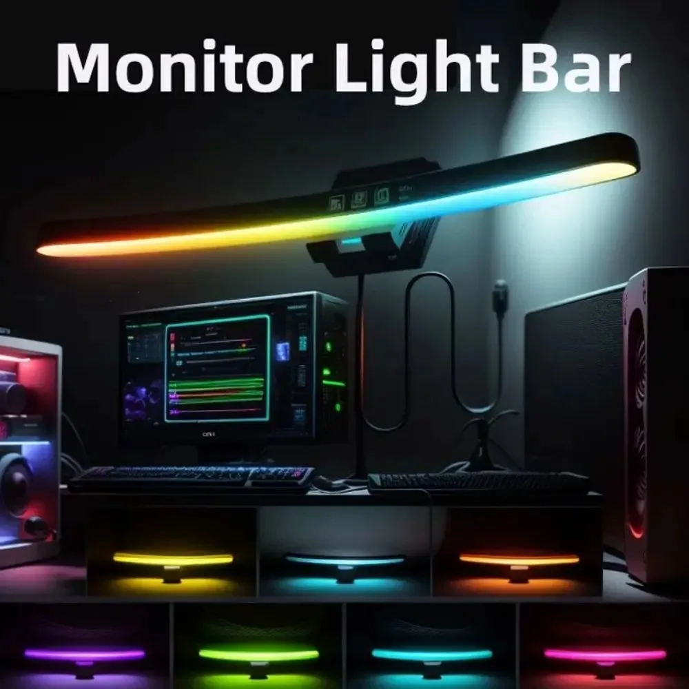 Home Improvement Game - Curved Monitor Light Bar 3 Color
