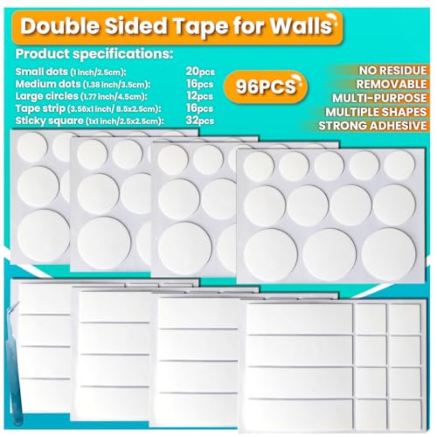 Double Sided Tape for Walls, P – Picture Hanging Strip Bewertung und Preis