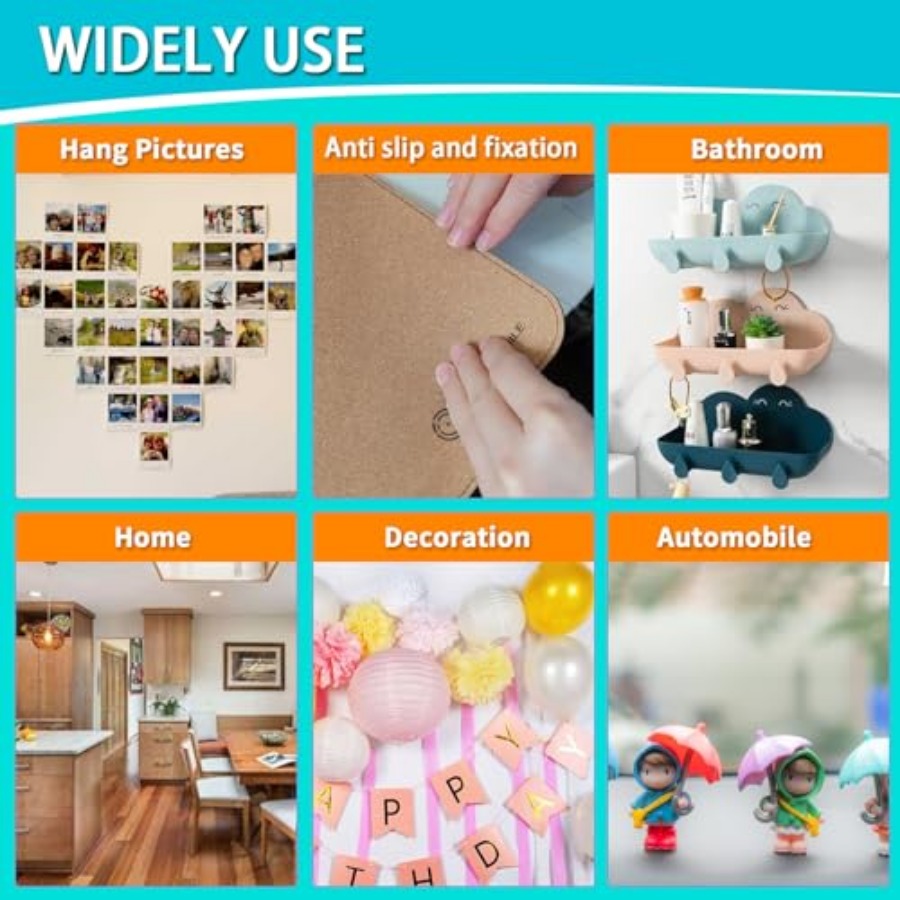 Double Sided Tape for Walls, P – Picture Hanging Strip Bewertung und Preis
