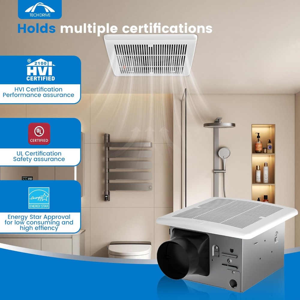 Super Quiet 110 CFM Bathroom E – Ceiling Fan Mount Bewertung und Preis