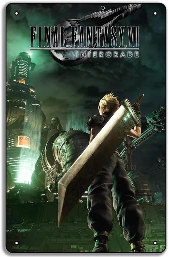 Final Fantasy VII Game Poster  – Home Improvement Game Bewertung und Preis