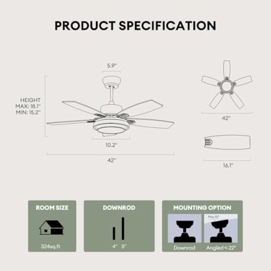 Ceiling Fans with Lights and R – Ceiling Fan Mount Bewertung und Preis