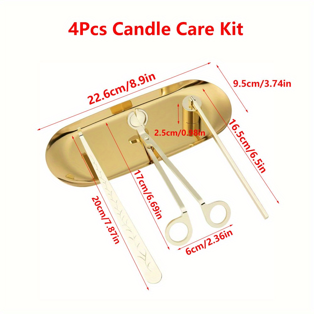 4pcs/set Luxury Candle Care Ki – Home Improvement Help Bewertung und Preis