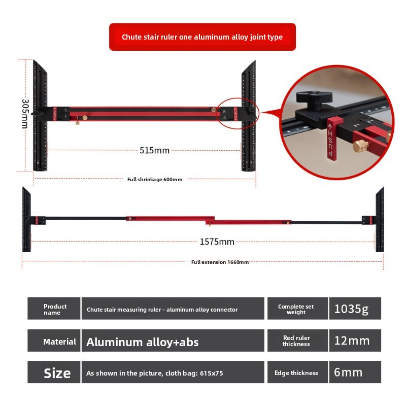 Aluminum Alloy Stair Ruler,Hig – Home Improvement Us Bewertung und Preis