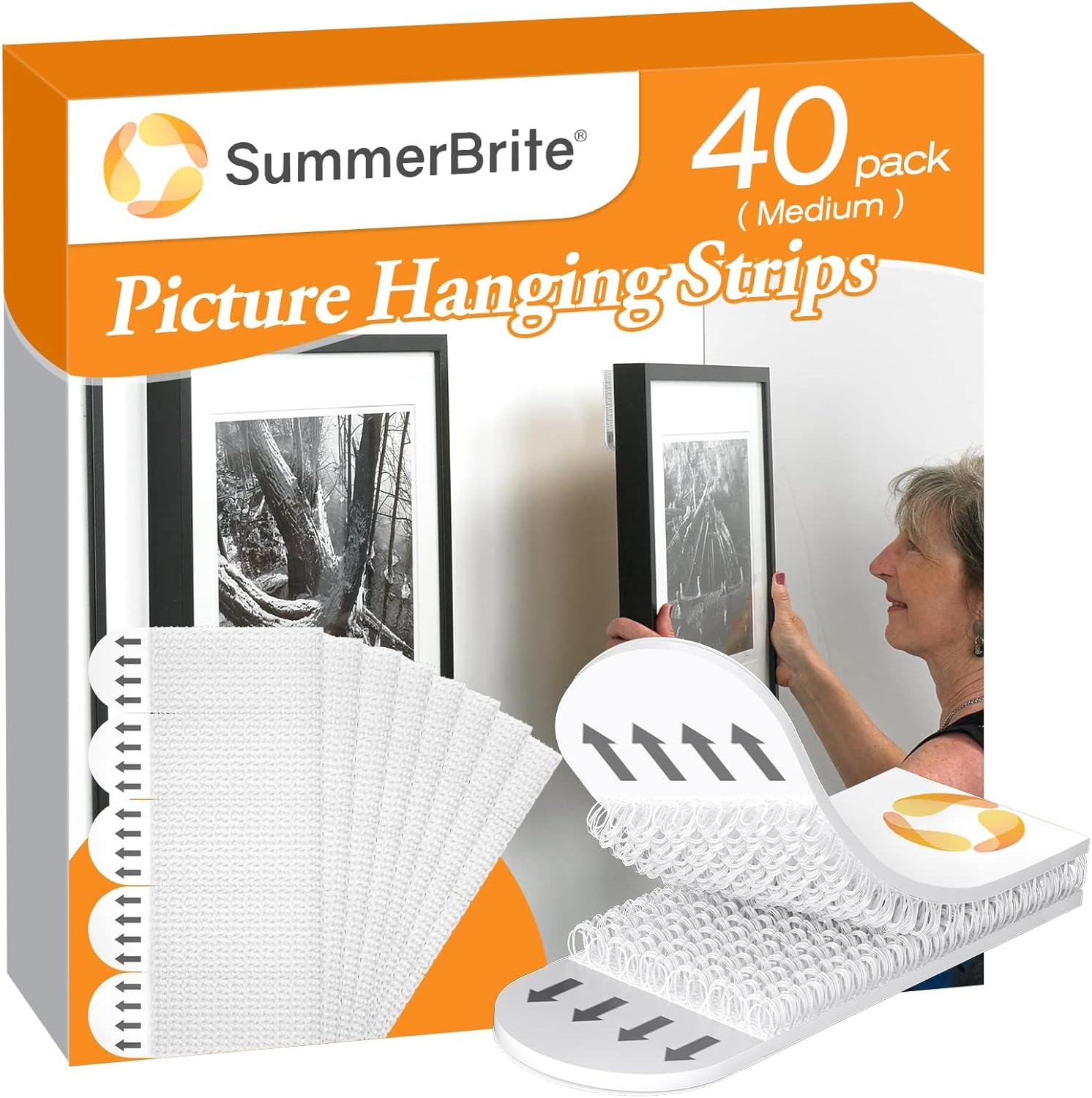 40 Damage-Free Wall Hanging St – Picture Hanging Strip Bewertung und Preis
