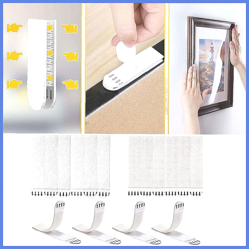 12 Pairs Heavy Duty Picture Ha – Picture Hanging Strip Bewertung und Preis