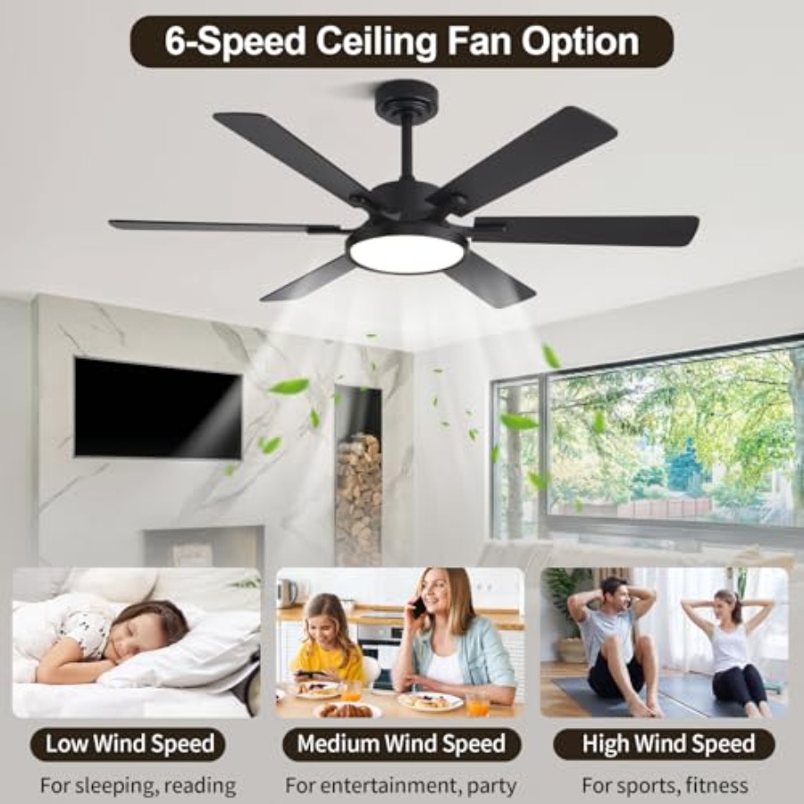 52in Black Low Profile Ceiling – Ceiling Fan Mount Bewertung und Preis