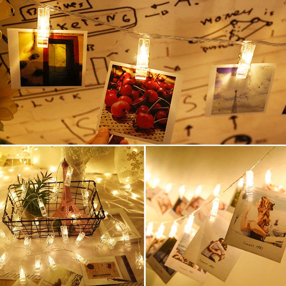 LED Photo Clip String Light, 1 – Picture Hanging Strip Bewertung und Preis