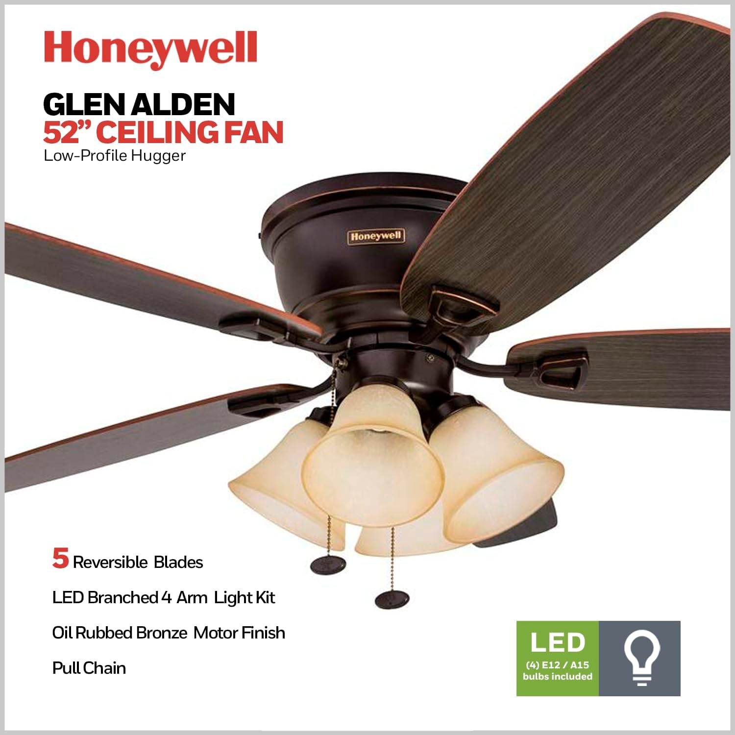 52 Inch Ceiling Fan with Light – Ceiling Fan Mount Bewertung und Preis