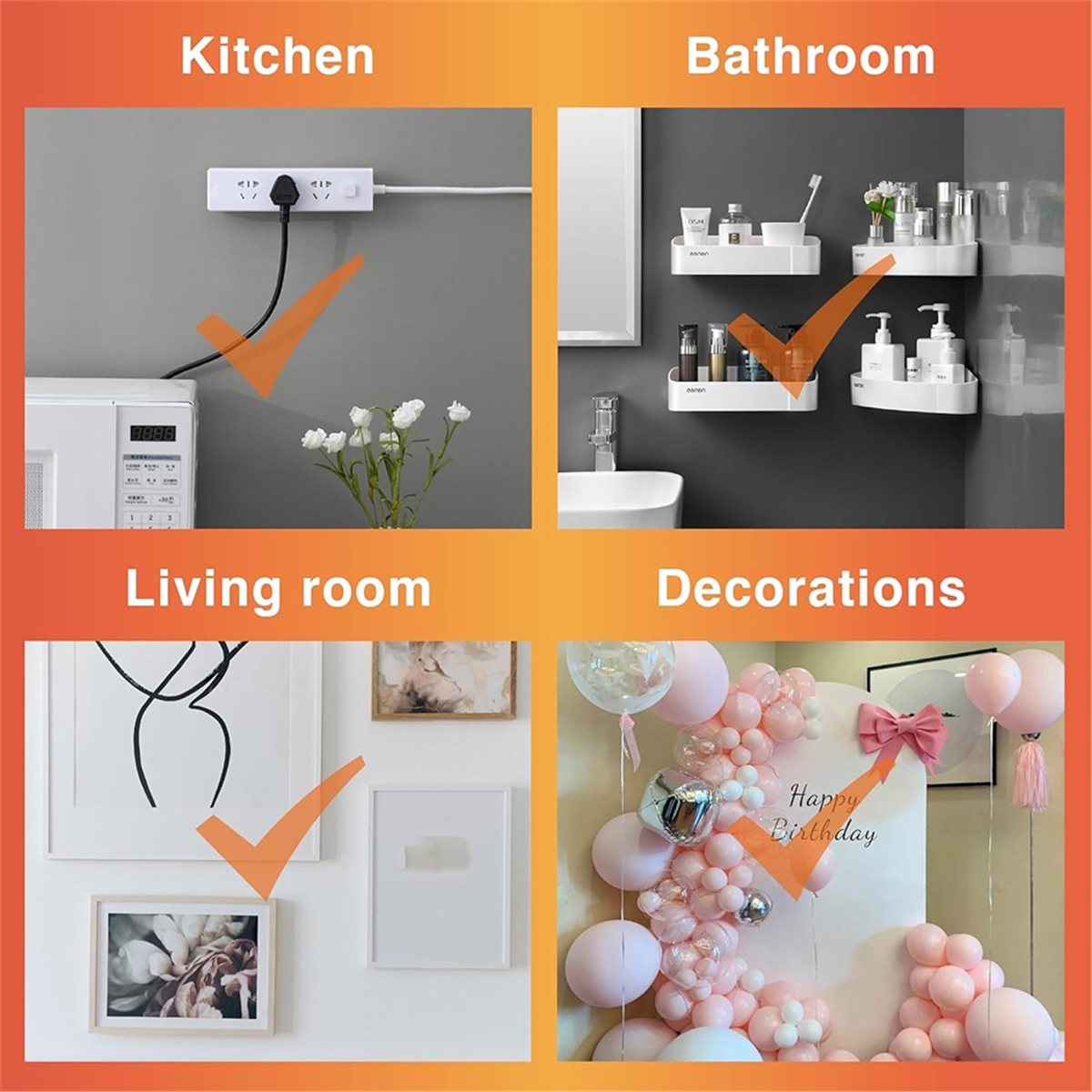 60-Pairs Large Picture Hanging – Picture Hanging Strip Bewertung und Preis