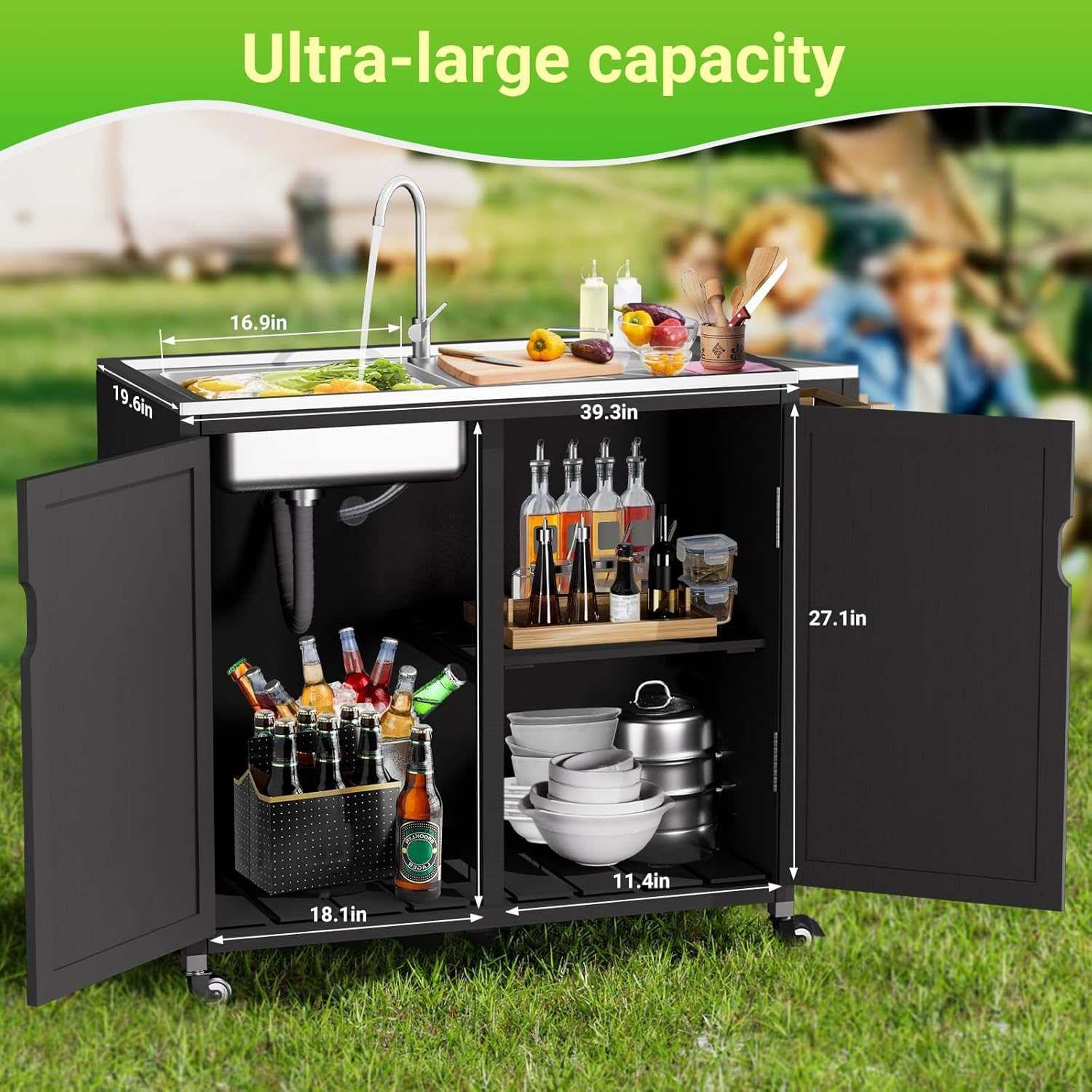 Outdoor Kitchen Island with 30 – Home Improvement K&B Construction Bewertung und Preis