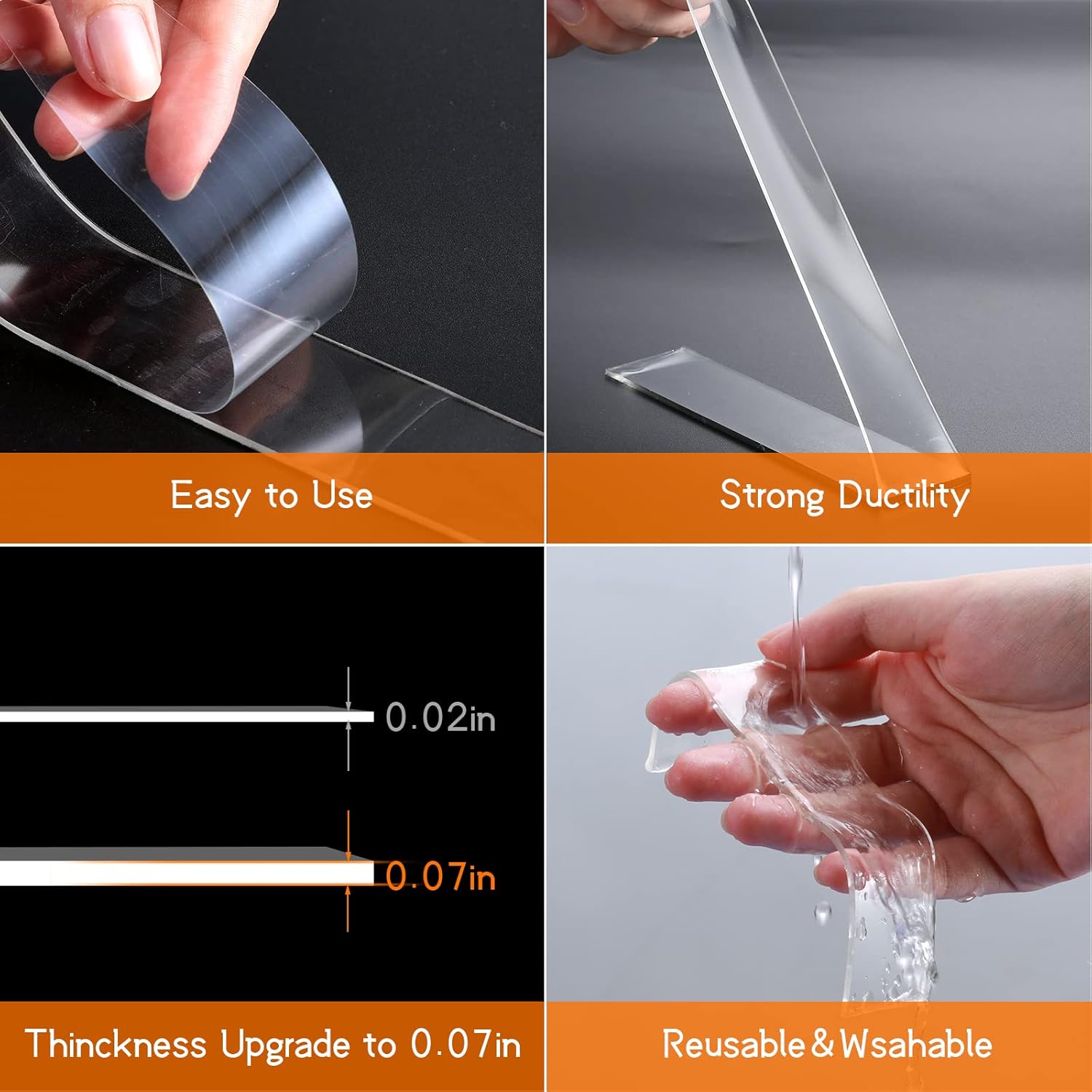 Double Sided Tape Heavy Duty,  – Picture Hanging Strip Bewertung und Preis