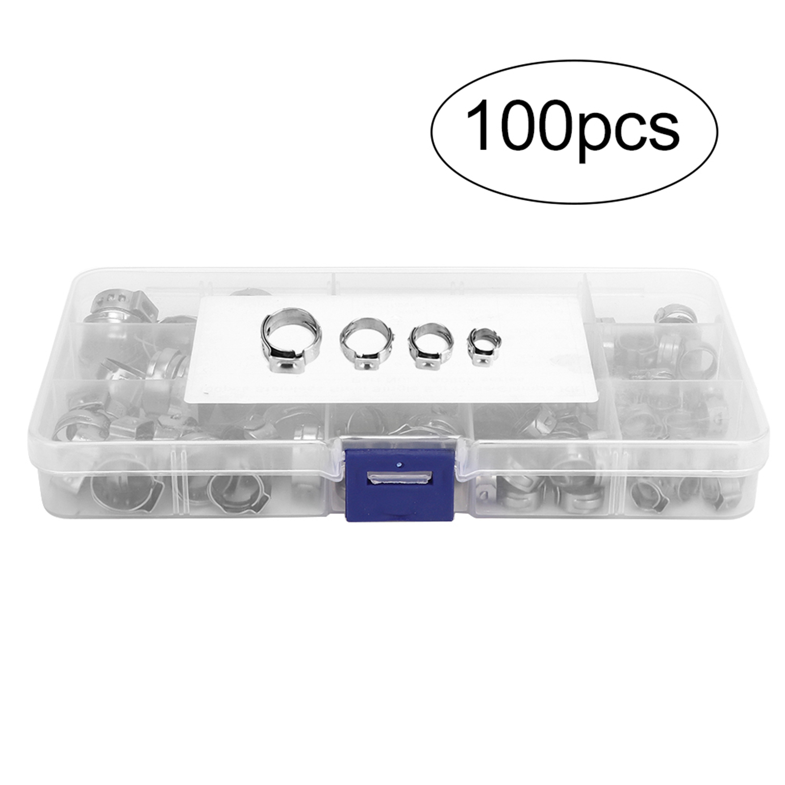 100pcs Hose Clamp Single Ear C – Hose Clamp Assorted Bewertung und Preis