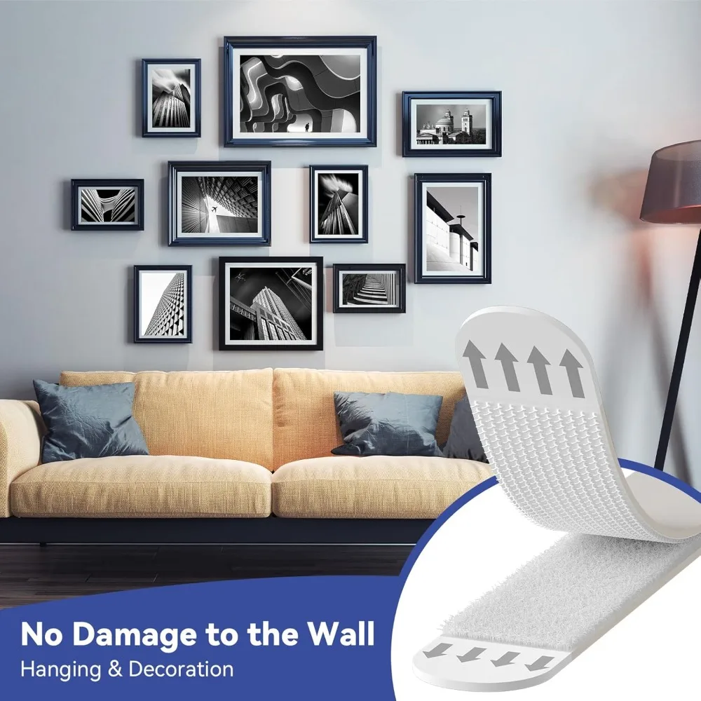 12/24pairs Tape Double Sided S – Picture Hanging Strip Bewertung und Preis