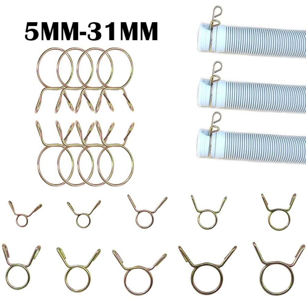 10Pcs 5-31MM Zinc Plated Air T – Hose Clamp Assorted Bewertung und Preis