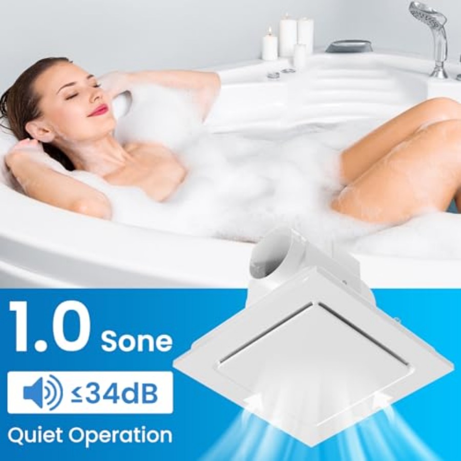 Bathroom Exhaust Fan, Quiet Ba – Ceiling Fan Mount Bewertung und Preis